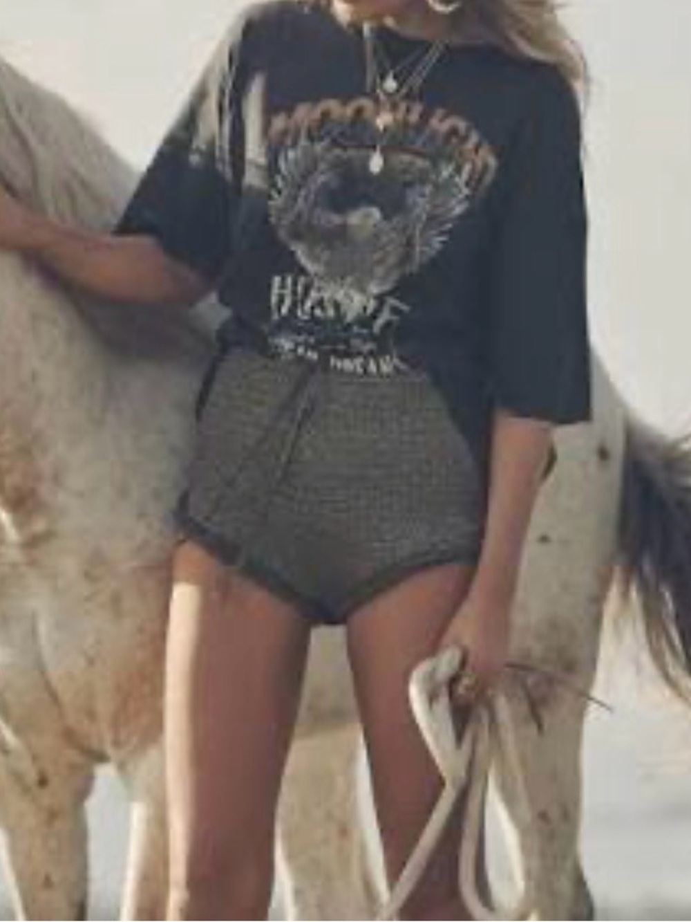 Spell Textured Knit Shorts